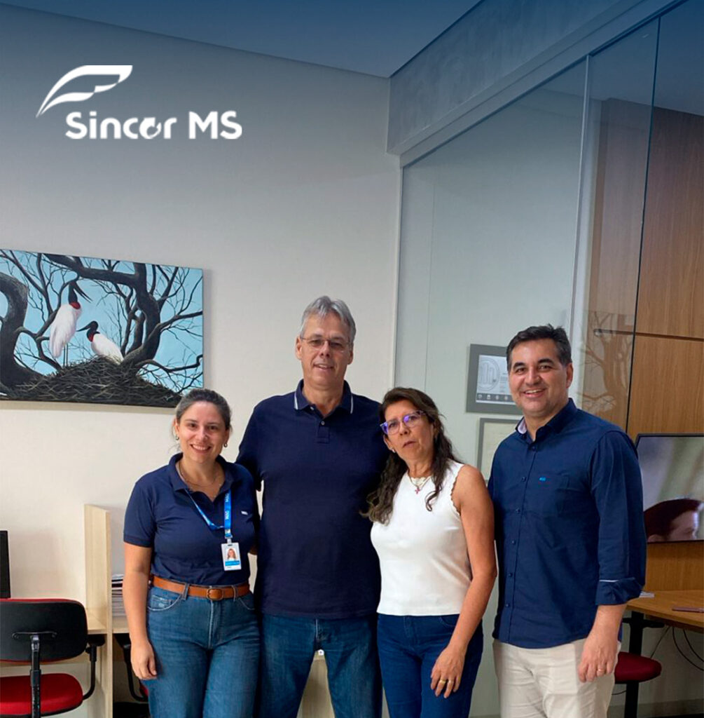 SINCOR MS realiza reunião institucional com representantes MAG Seguros em Campo Grande